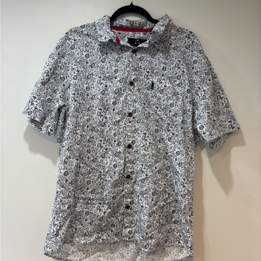 Floral Print Men's Shirt